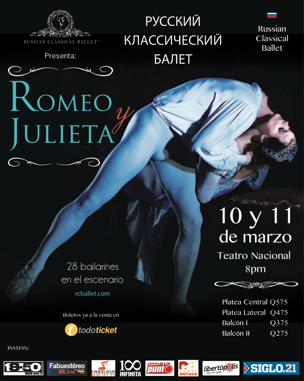 Russian classical ballet. «Romeo y Julieta»