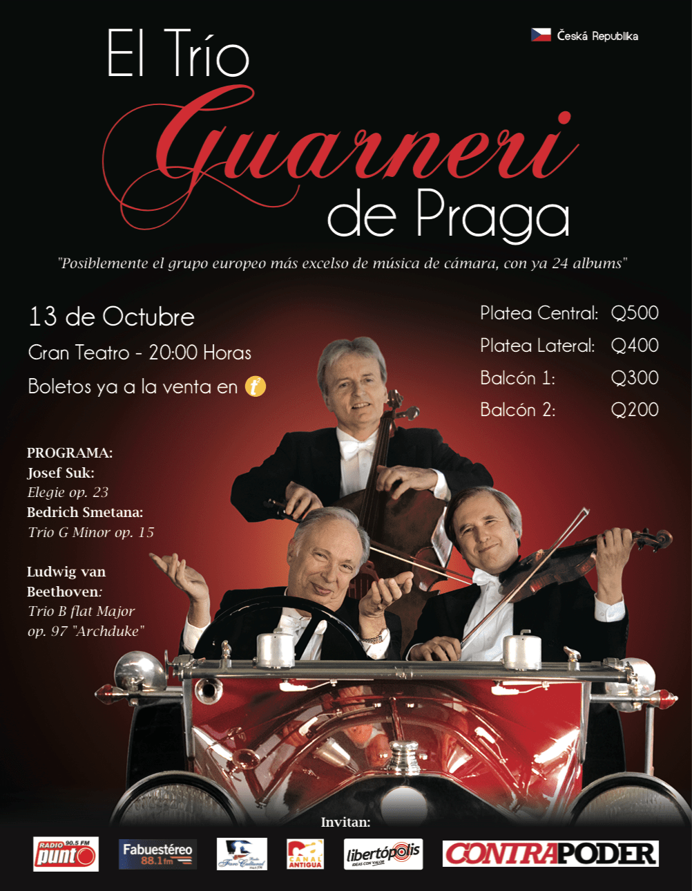 El trío Guarneri de Praga